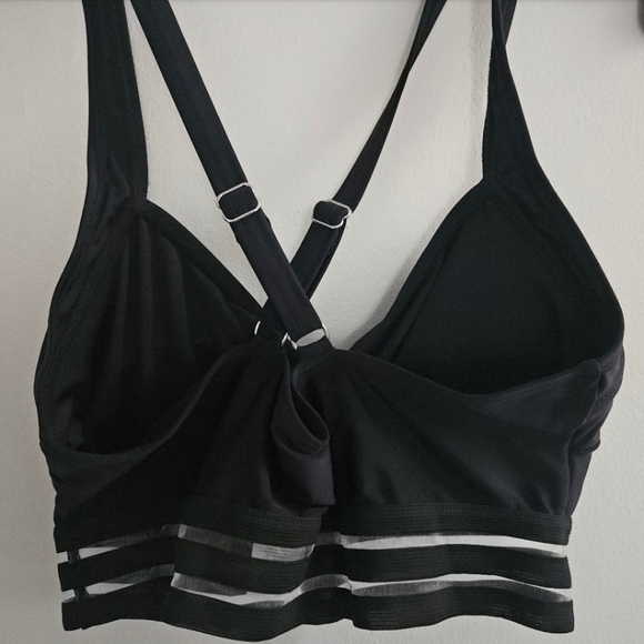 CUPSHE BLACK MESH BIKINI WOMEN'S SUZE LARGE - Picture 7 of 7